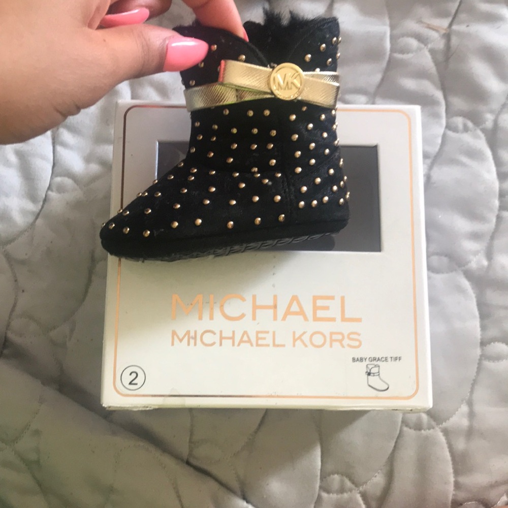 baby michael kors boots size 2